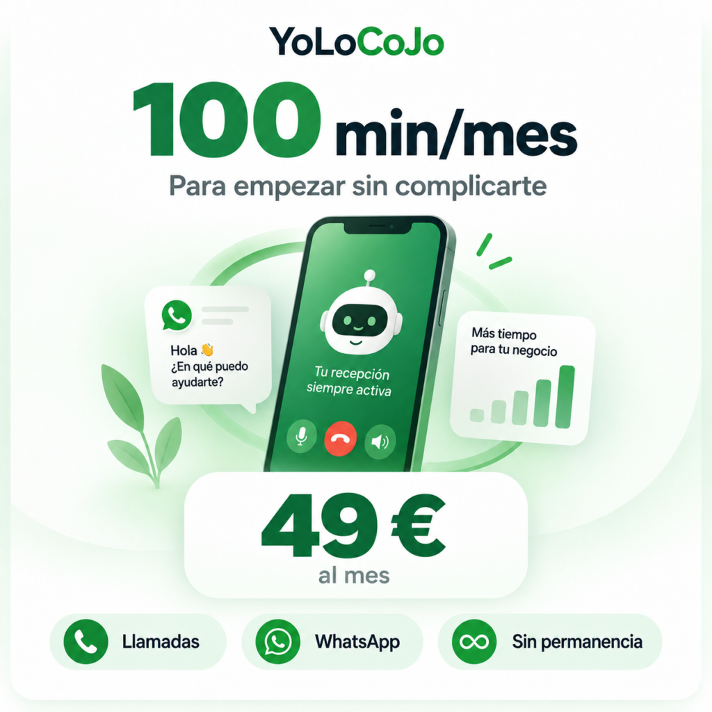 Plan YoLoCoJo 100 minutos al mes