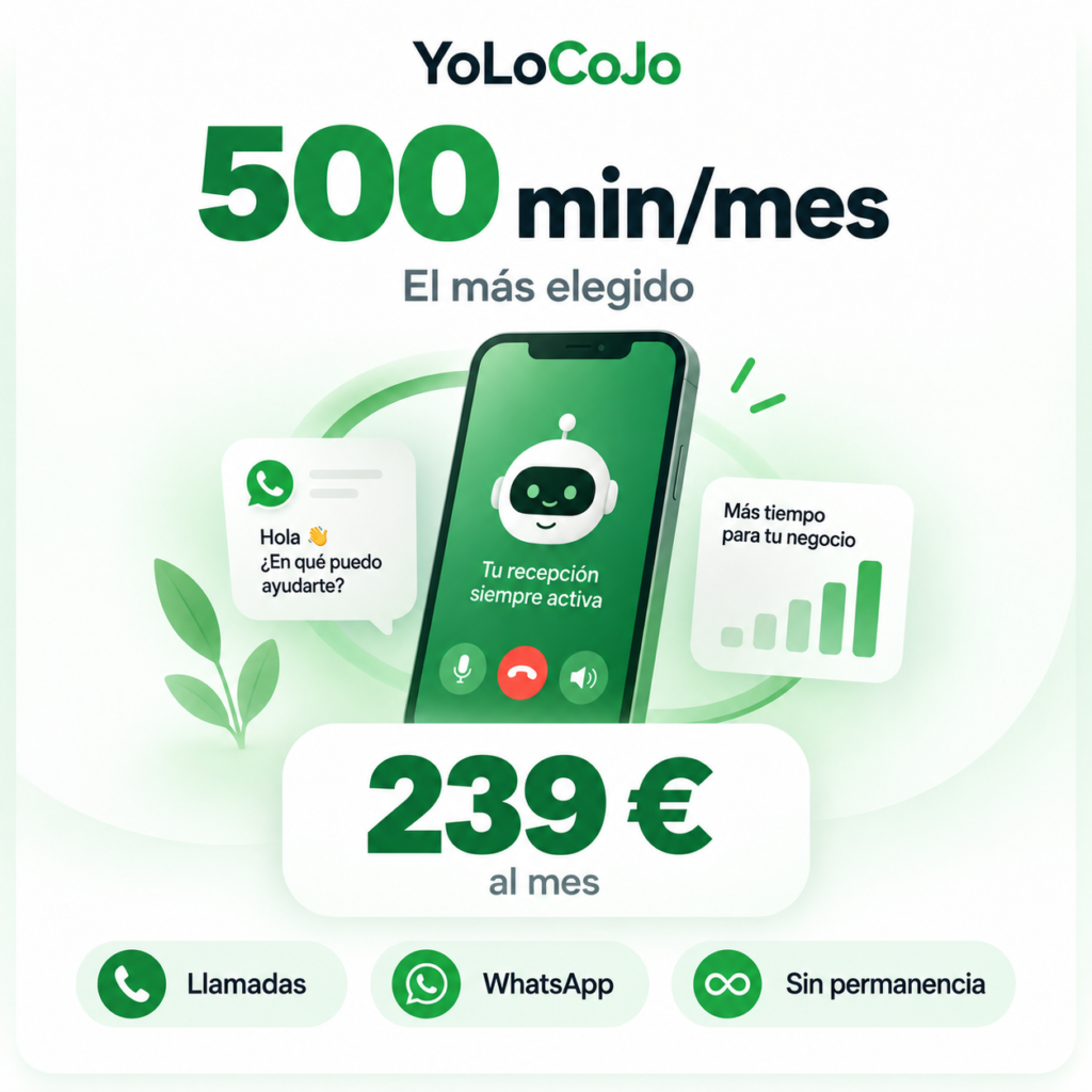 Plan YoLoCoJo 500 minutos al mes