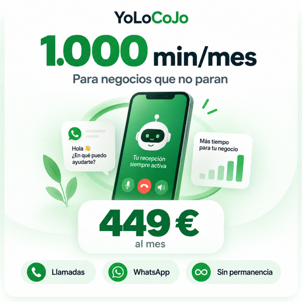 Plan YoLoCoJo 1.000 minutos al mes